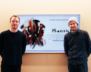 Skuespiller Mattis Herman Nyquist og regissør Henrik Dahlsbakken. (Foto: Aurora Henni Krogh.)