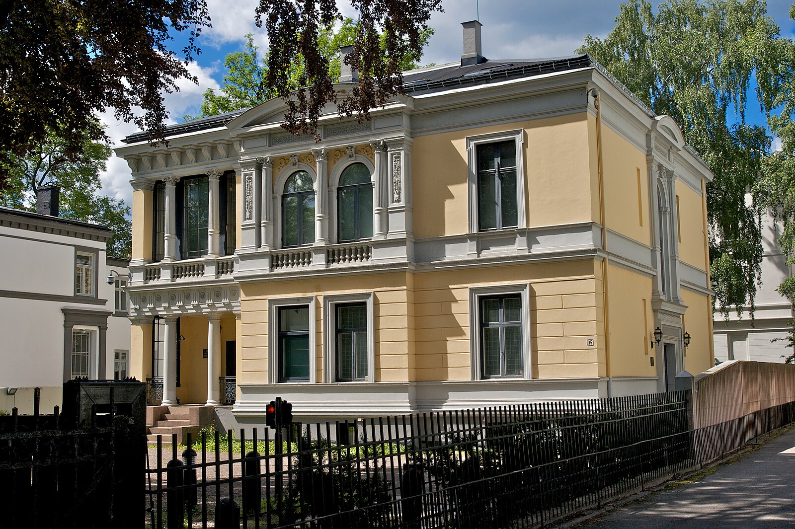 Israelske ambassaden i Oslo. (Foto: Wikimedia.)